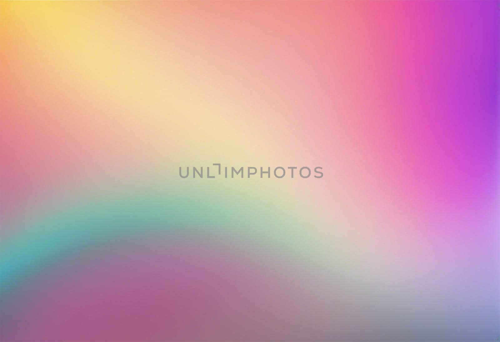 Abstract rainbow colors yellow red green, violet gradient background - Generative AI