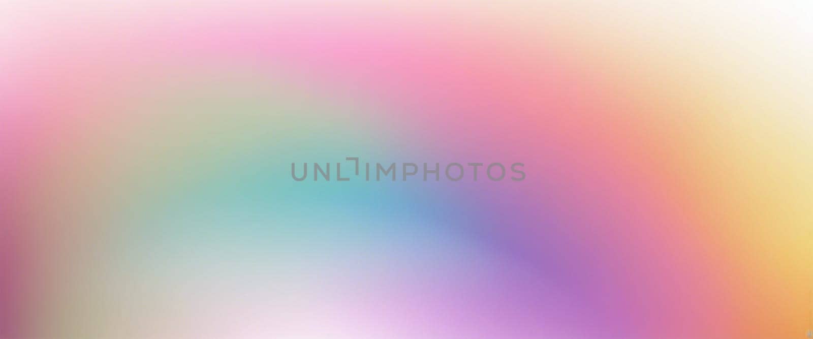 Abstract rainbow colors yellow red green, violet gradient background - Generative AI