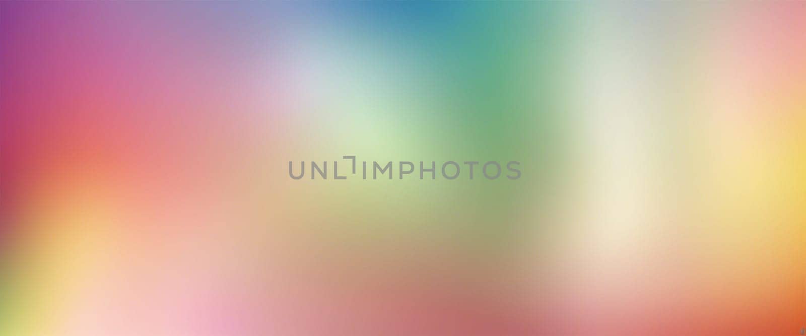 Abstract rainbow colors yellow red green, violet gradient background - Generative AI