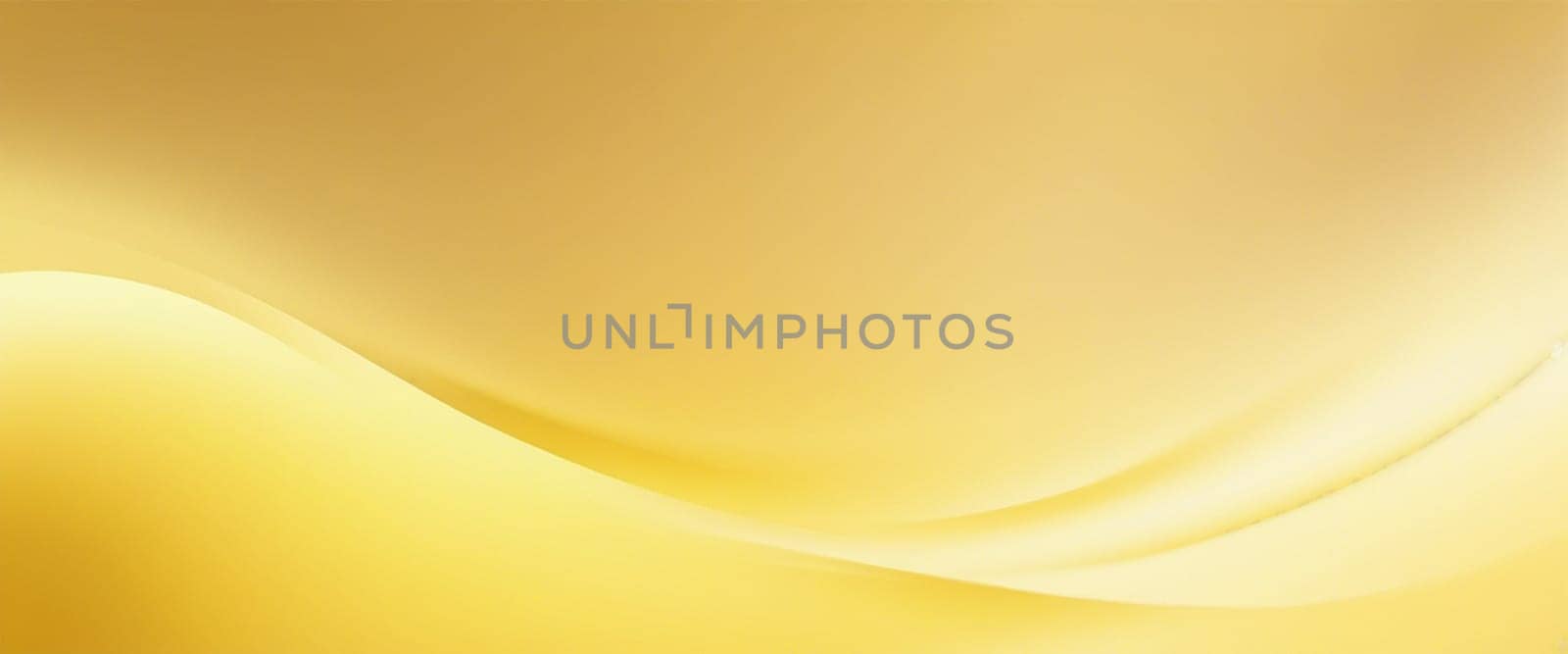 Beautiful abstract yellow gradient background - Generative AI