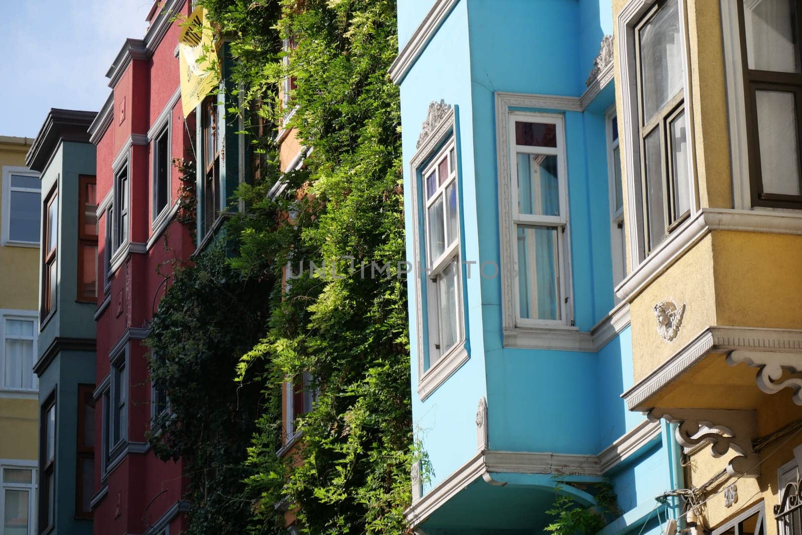 Istanbul old streets in Balat district, Turkey