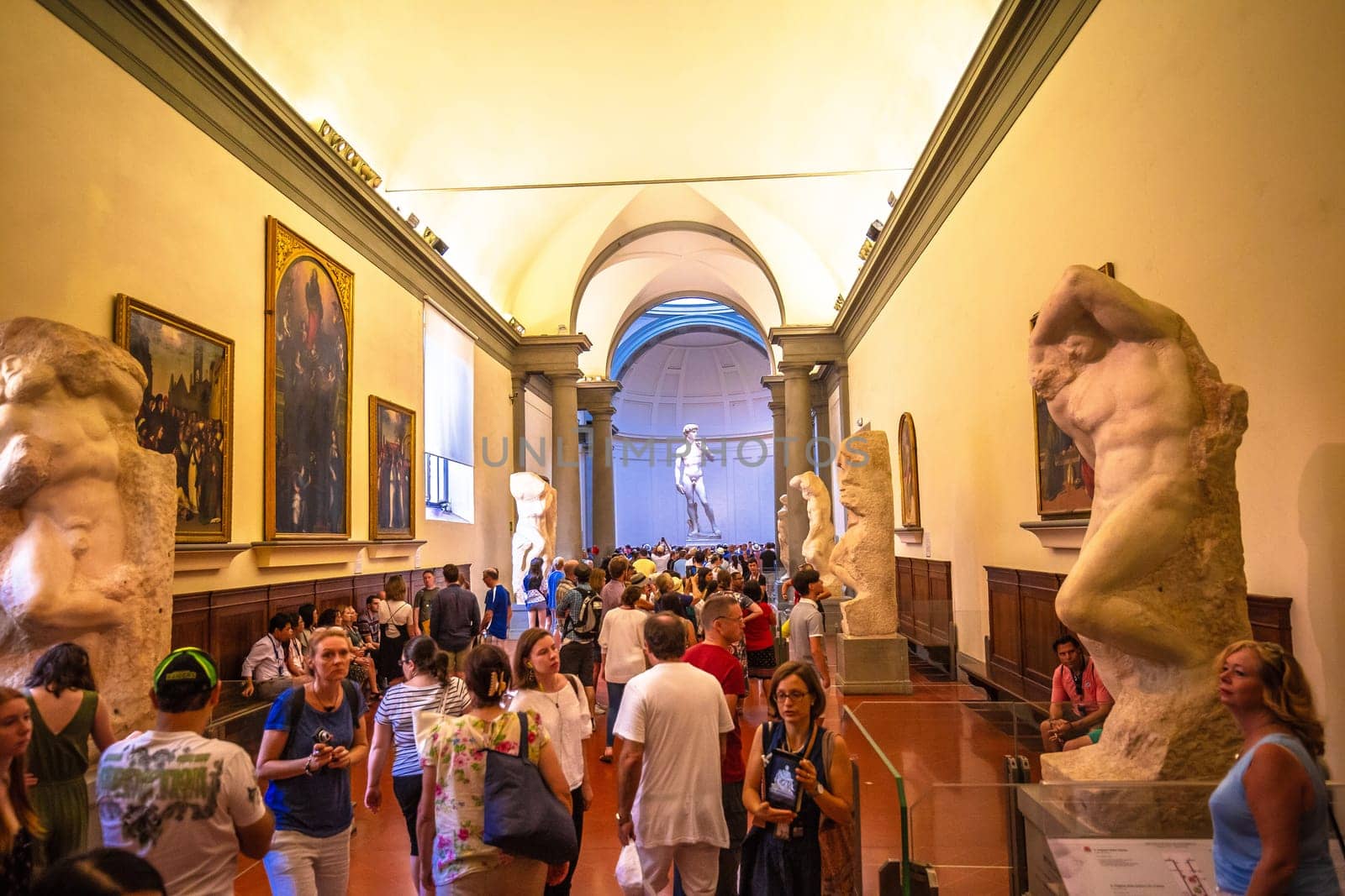 Florence Accademia and The Statue of David by xbrchx