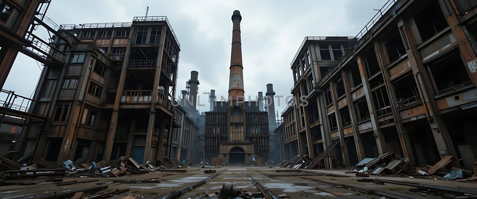 Abandoned dreams echo through rusted corridors. Shadows dance in the eerie stillness. A forgotten world, where time stands still, haunted by the ghosts of industry past. The air is thick with memories, choking on decay. Silence wails like a mournful hymn.