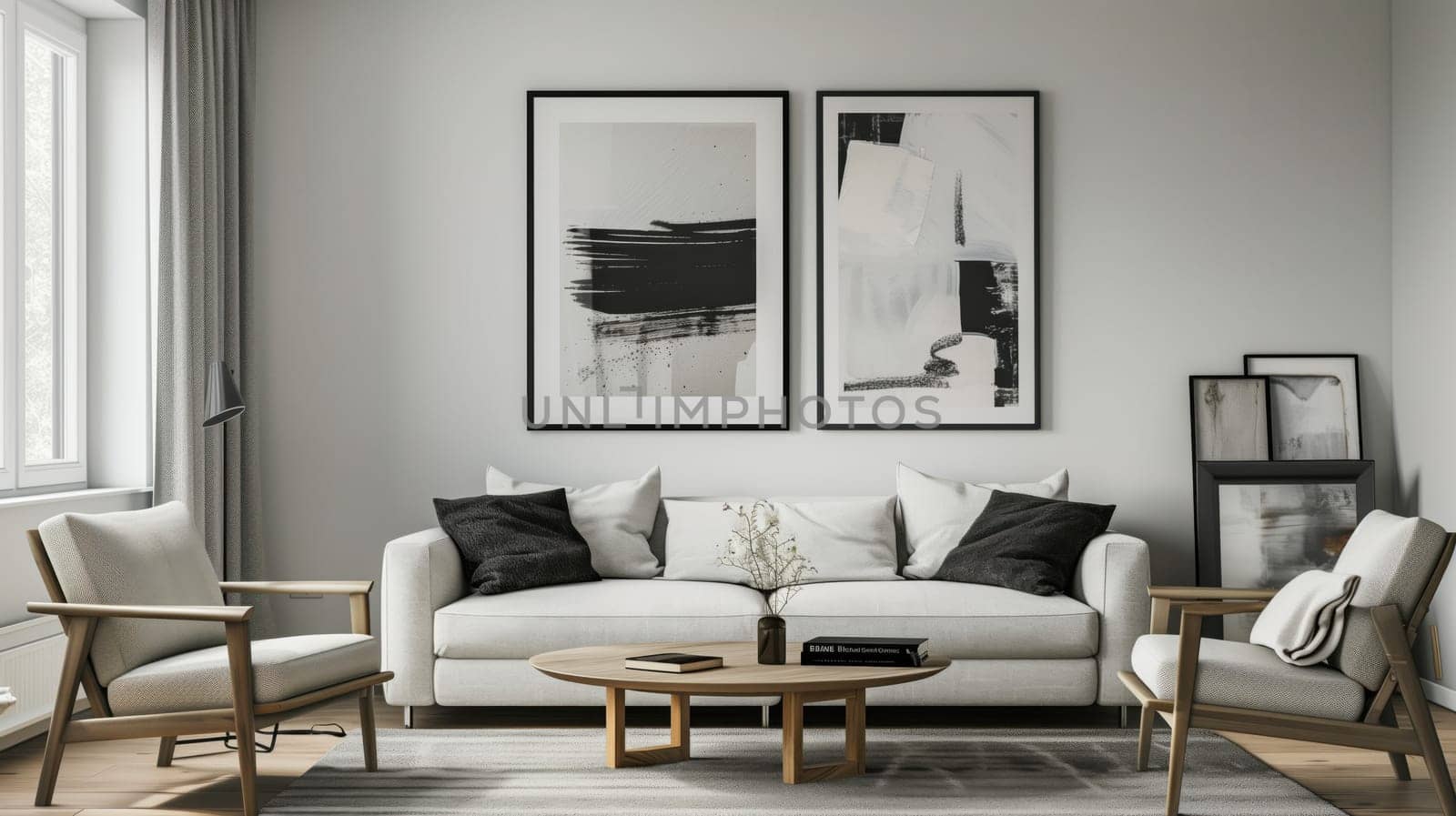Wall Poster Mockup Set For Your Designs