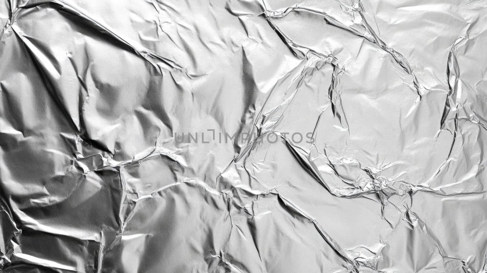 Silver Foil Texture Abstract Backdrop