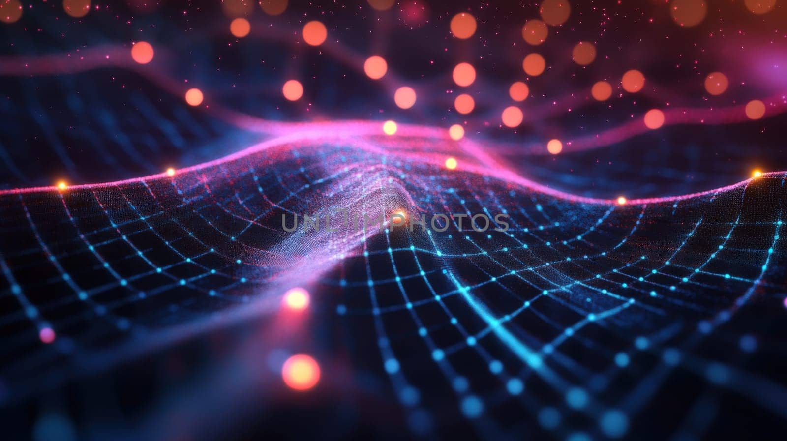 Bright Neon Texture Abstract Backdrop