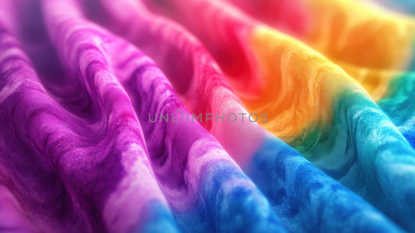 Abstract art piece inspired by tie-dye techniques