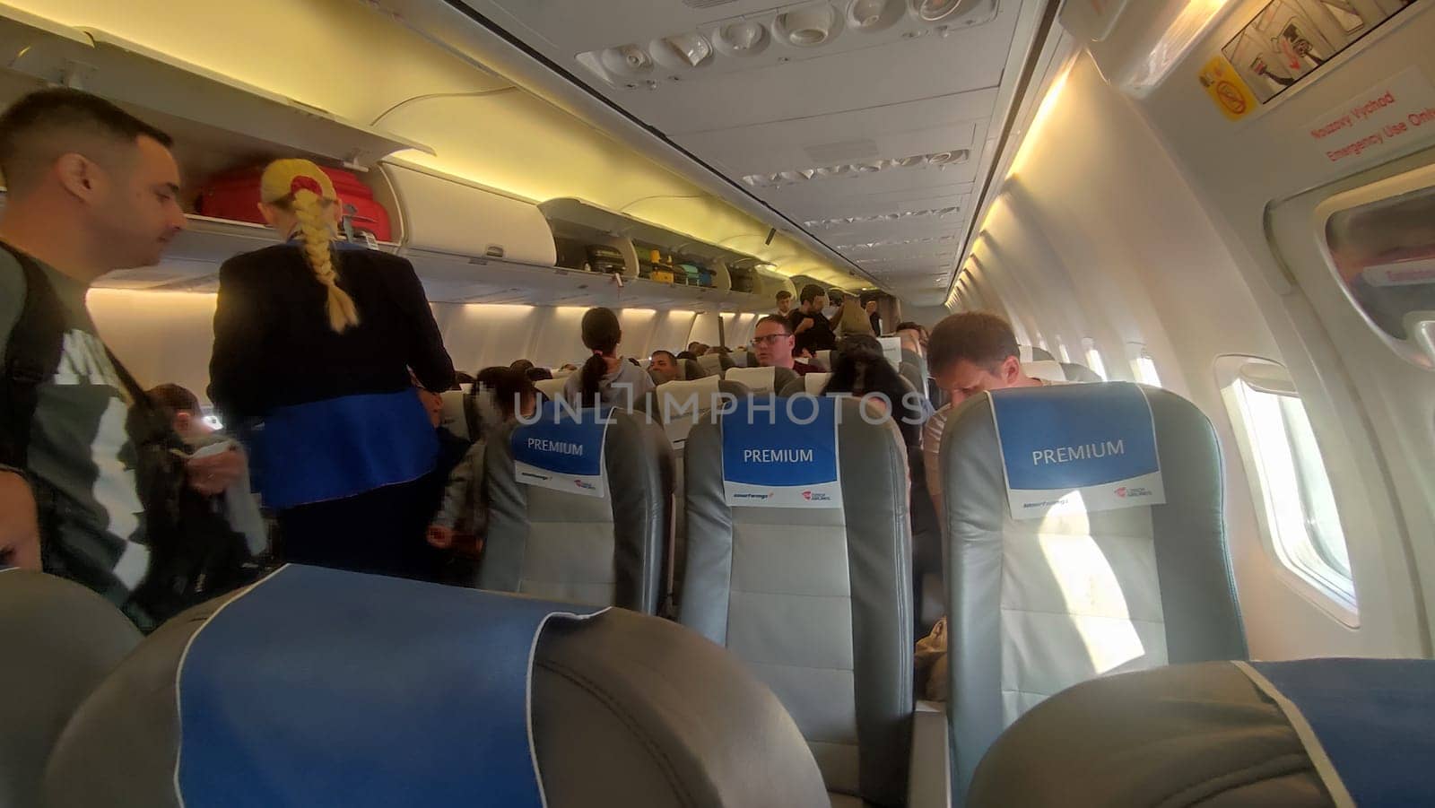 15 October 2024 Tel-Aviv Israel Ben Gurion airport. Flight crew passengers. High quality photo