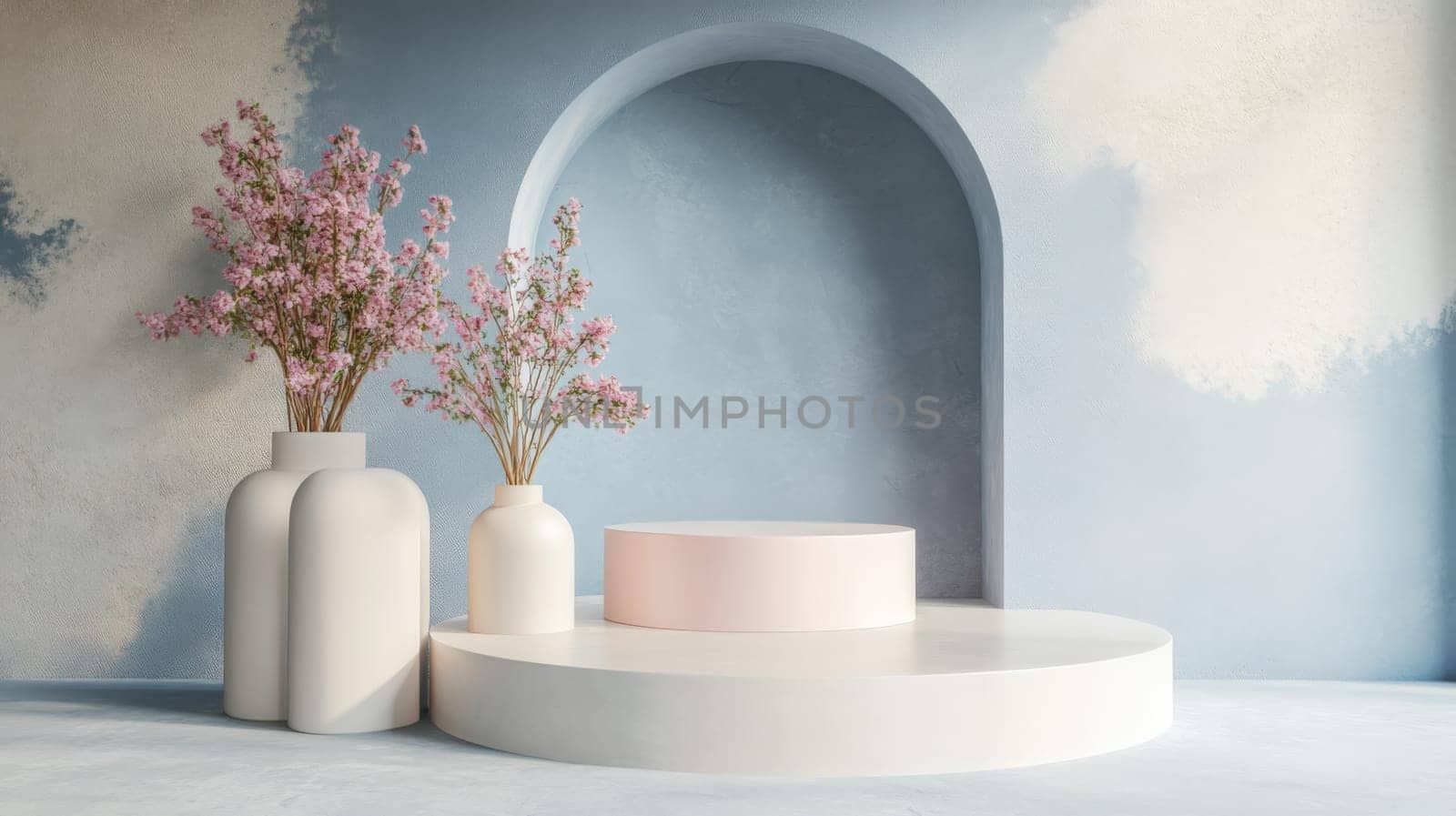 Branding Presentation Mockup in Pastel Colors