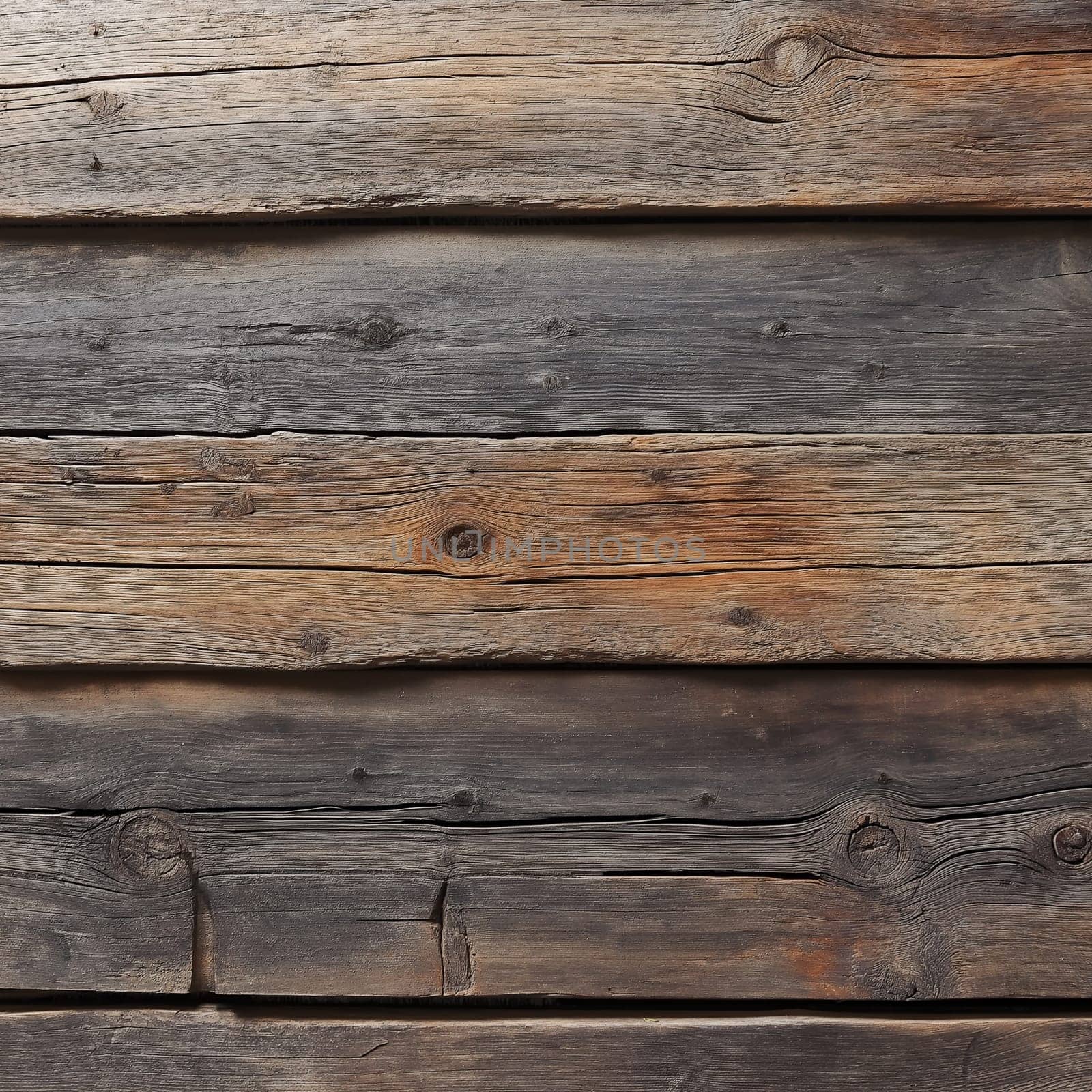 Close-up view of weathered wooden planks revealing intricate textures and rich earthy colors.