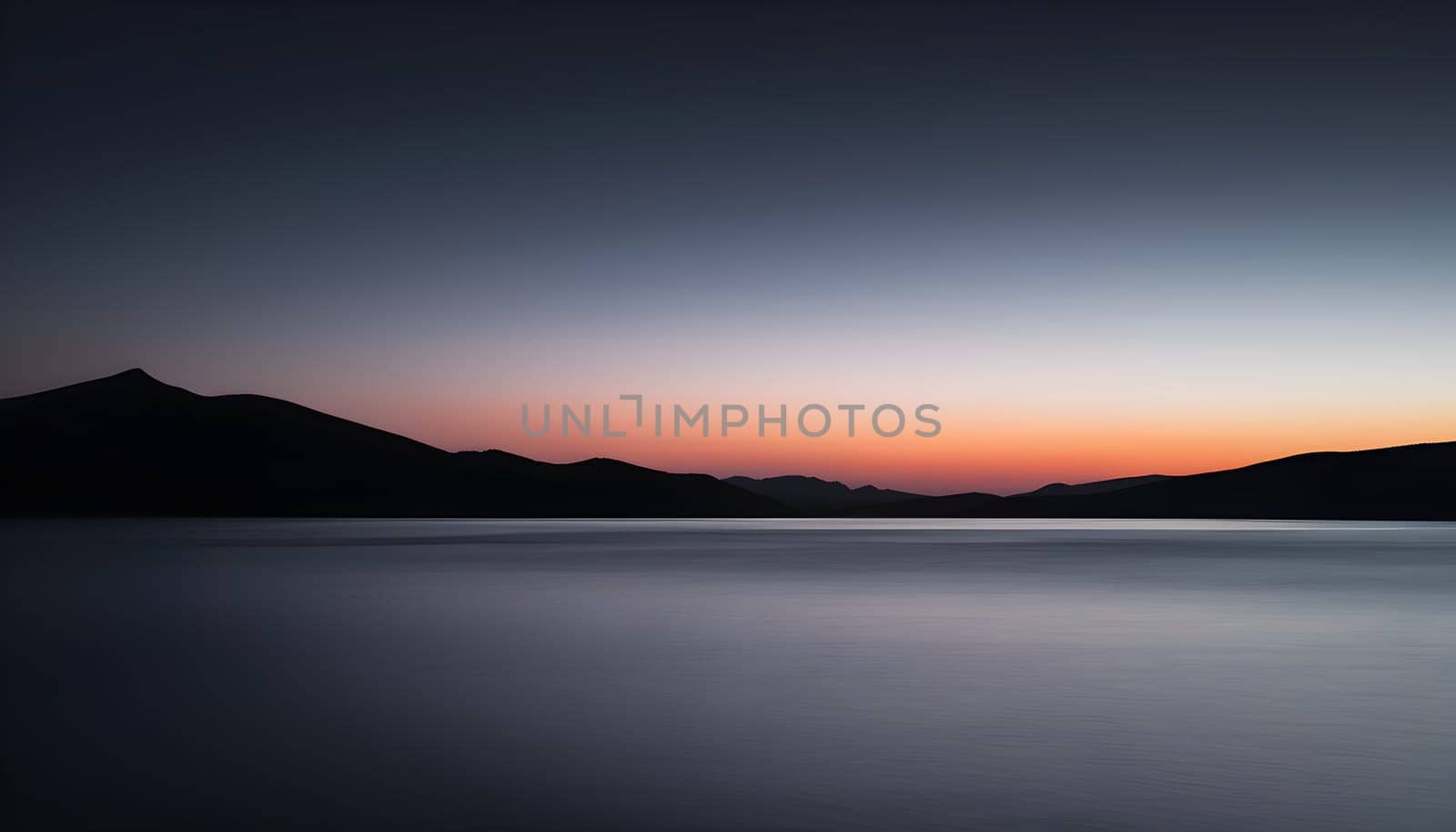 Gentle waves of gradient light smoothly fading into a black background, creating a calming and ethereal visual effect.