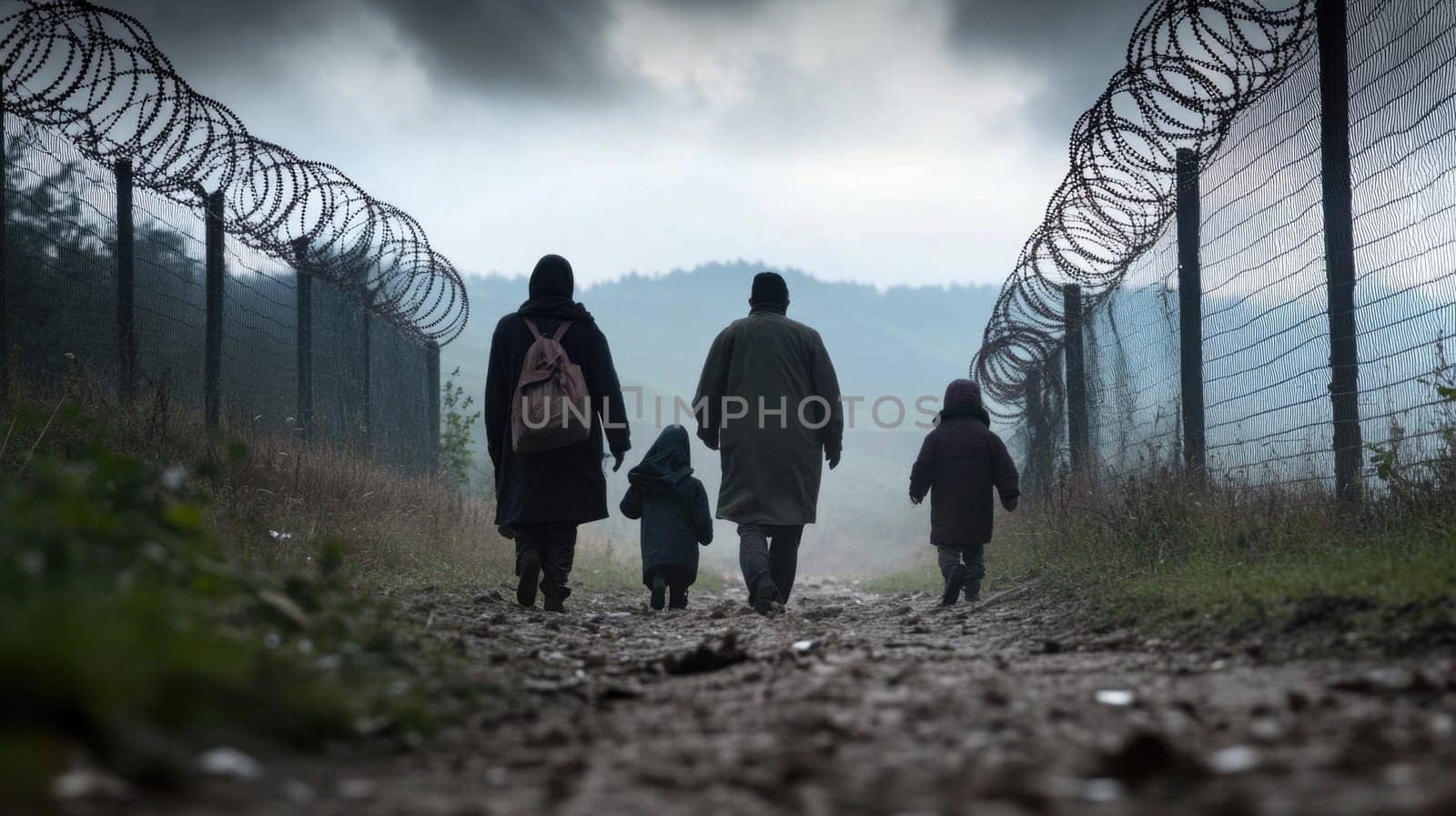 The refugee journey: portrait of individuals fleeing war, poverty, natural disasters, complex causes of displacement and urgent need for empathy, global response to address this crisis