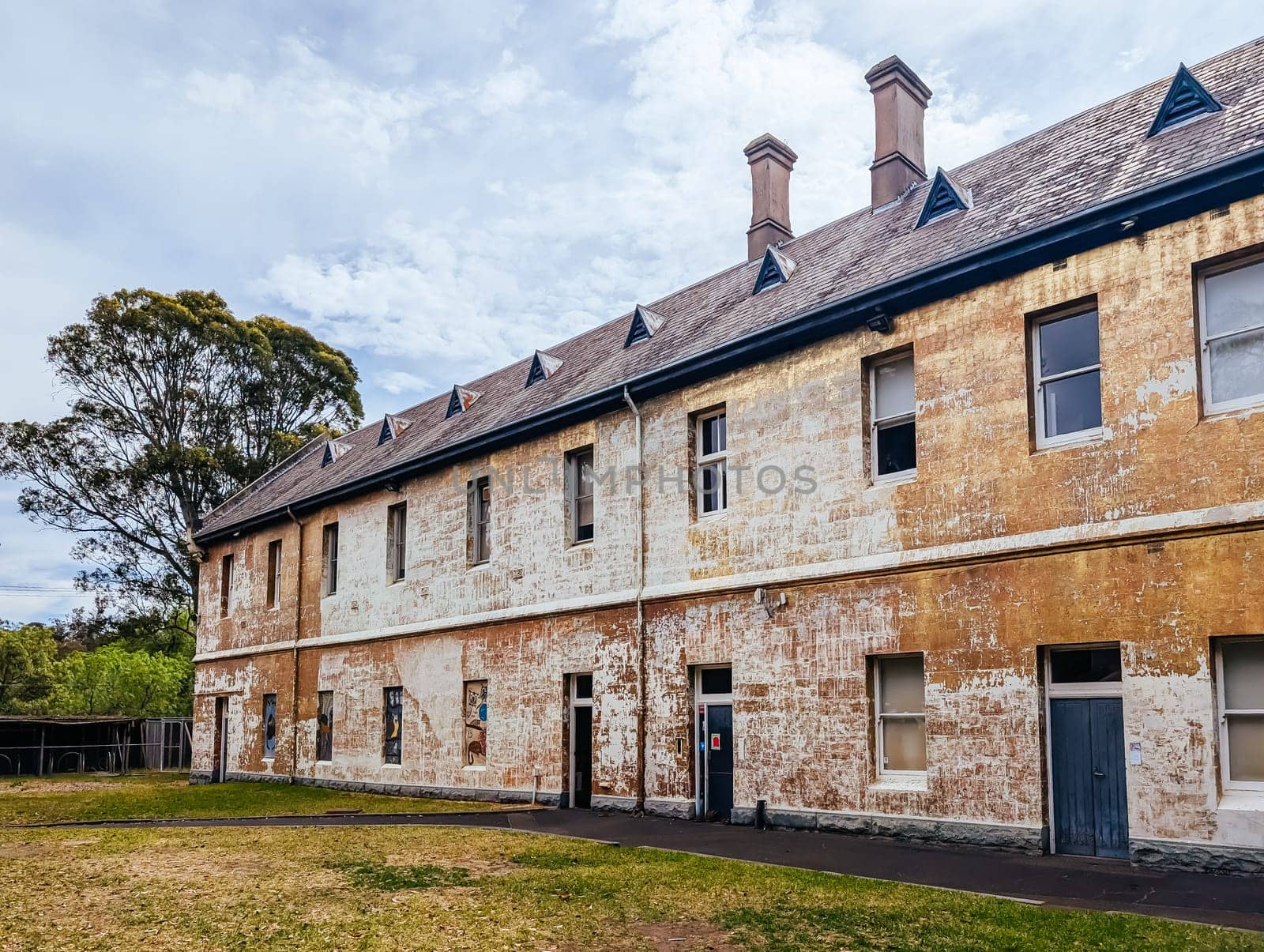 MELBOURNE, AUSTRALIA - DECEMBER 26 2024: Abbotsford Convent on a hot summer's day in Melbourne Australia
