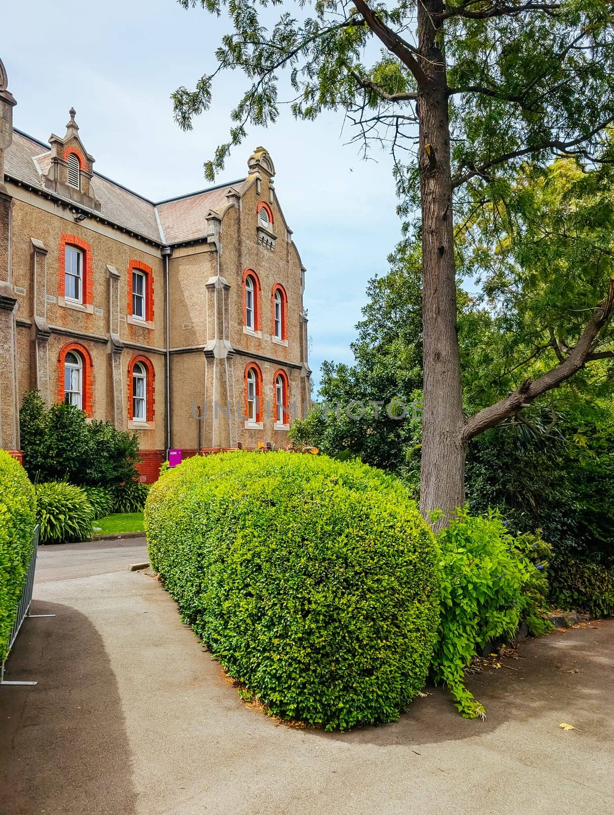 MELBOURNE, AUSTRALIA - DECEMBER 26 2024: Abbotsford Convent on a hot summer's day in Melbourne Australia