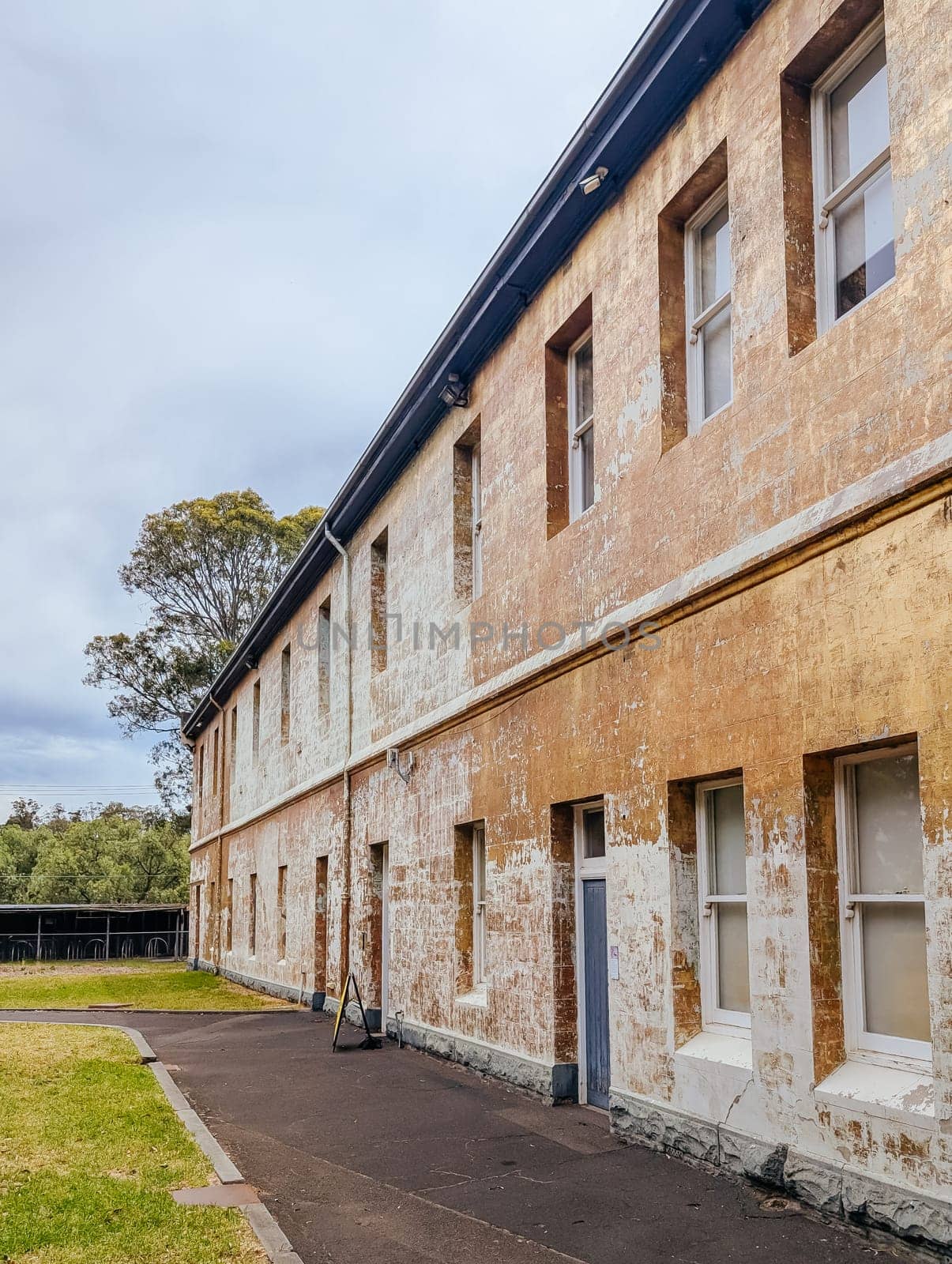 MELBOURNE, AUSTRALIA - DECEMBER 26 2024: Abbotsford Convent on a hot summer's day in Melbourne Australia