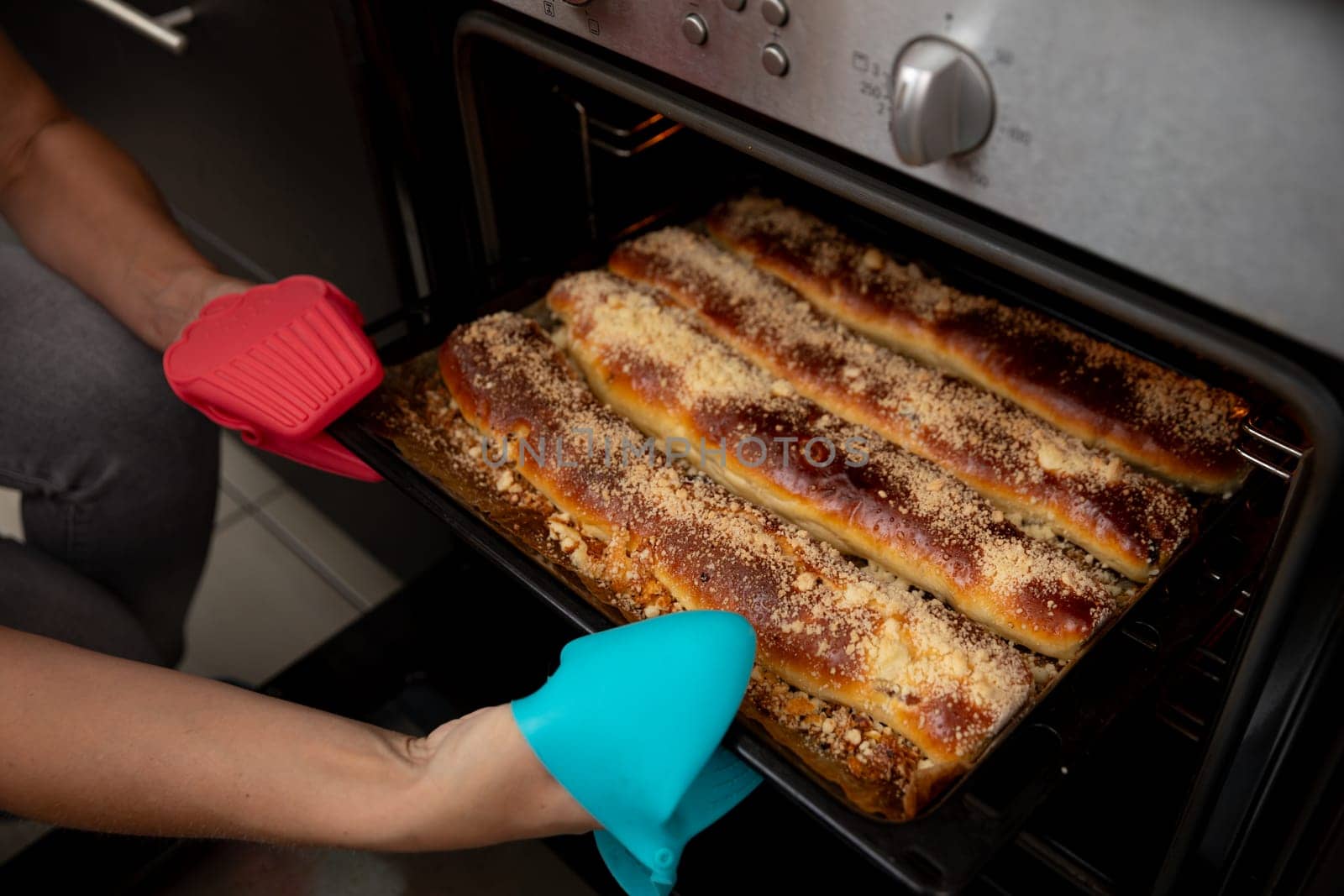 Delicious bread thats just come out of the oven, ready and waiting to be enjoyed by everyone around