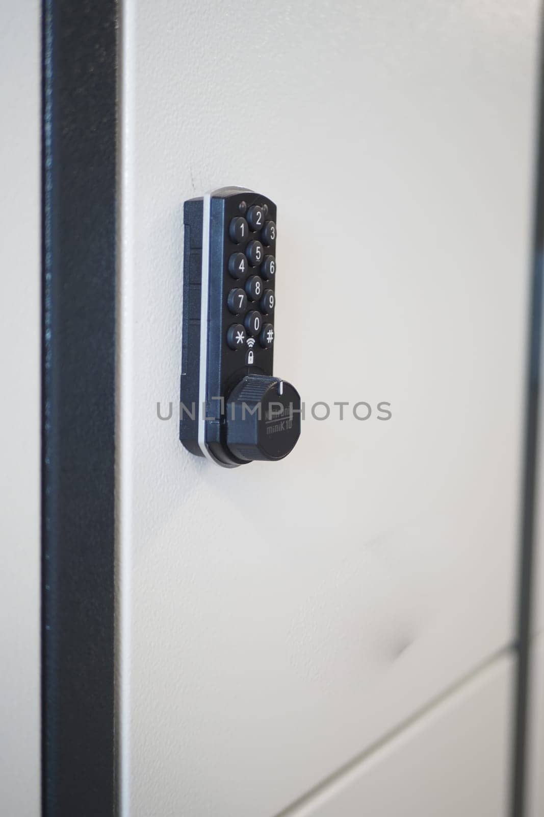 This digital keypad lock, which also includes a key, provides enhanced security for your lockers