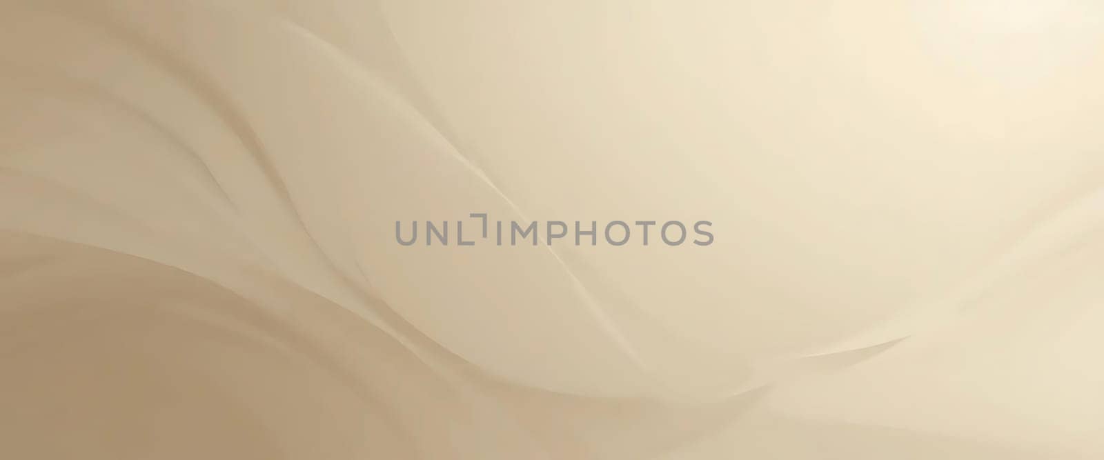 Gently undulating waves of beige echo soft whispers of calm. A serene, silky expanse stirs tranquil emotions, as light dances in creamy hues, evoking a sense of peaceful warmth.