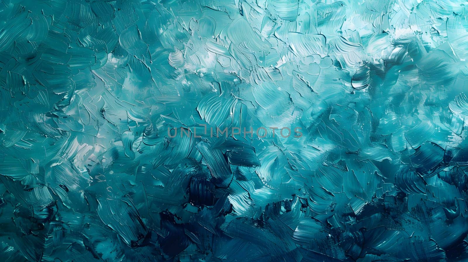A close up of an electric blue iceberg in the underwater ocean, showcasing the beauty of natural material and marine biology in a stunning natural landscape