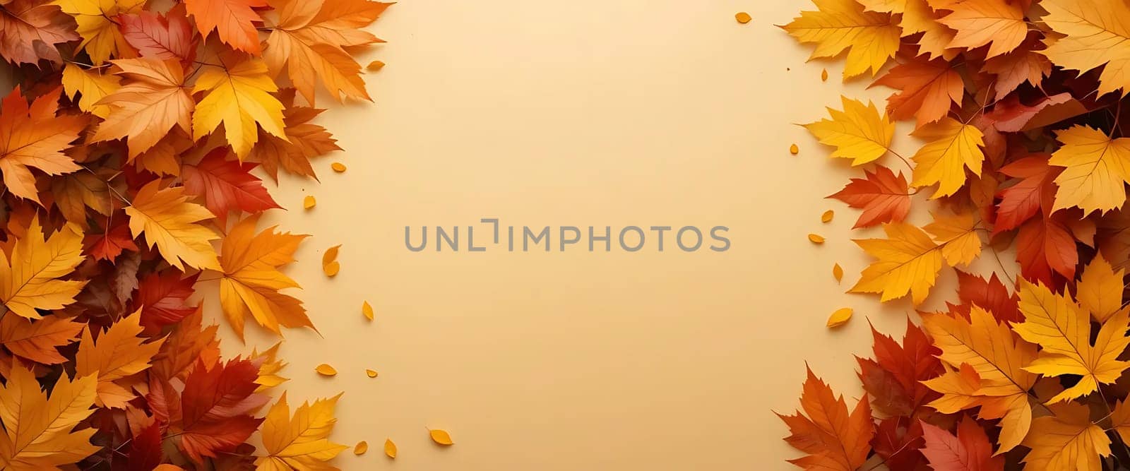 Goldenand crimson leaves cascade gently, evoking a sense of tranquil nostalgia. The soft, warm hues whisper of autumn's fleeting beauty, inviting a cozy, reflective moment. The scattering of leaves suggests a quiet, wistful breeze, stirring feelings of both serenity and the melancholic passage of time.