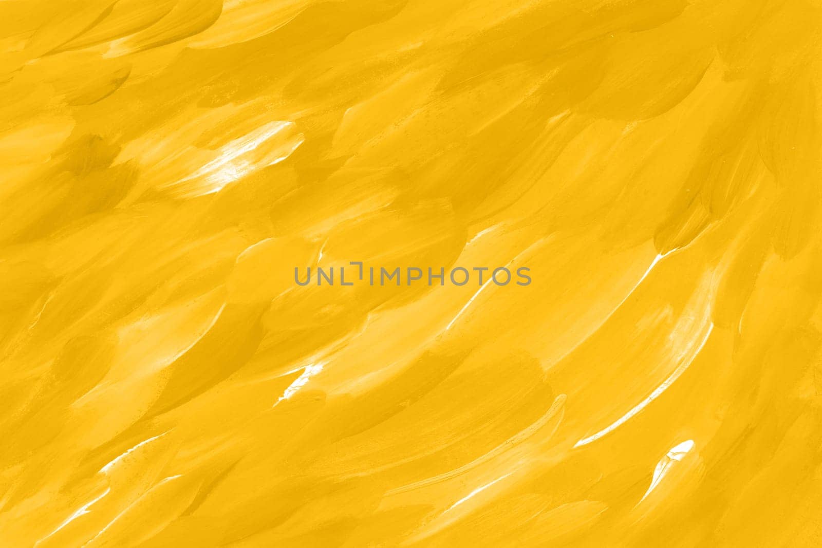 Hand drawn acrylic autumn yellow aesthetic textured background