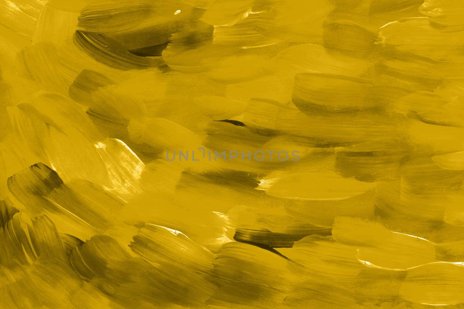Hand drawn acrylic autumn yellow aesthetic textured background