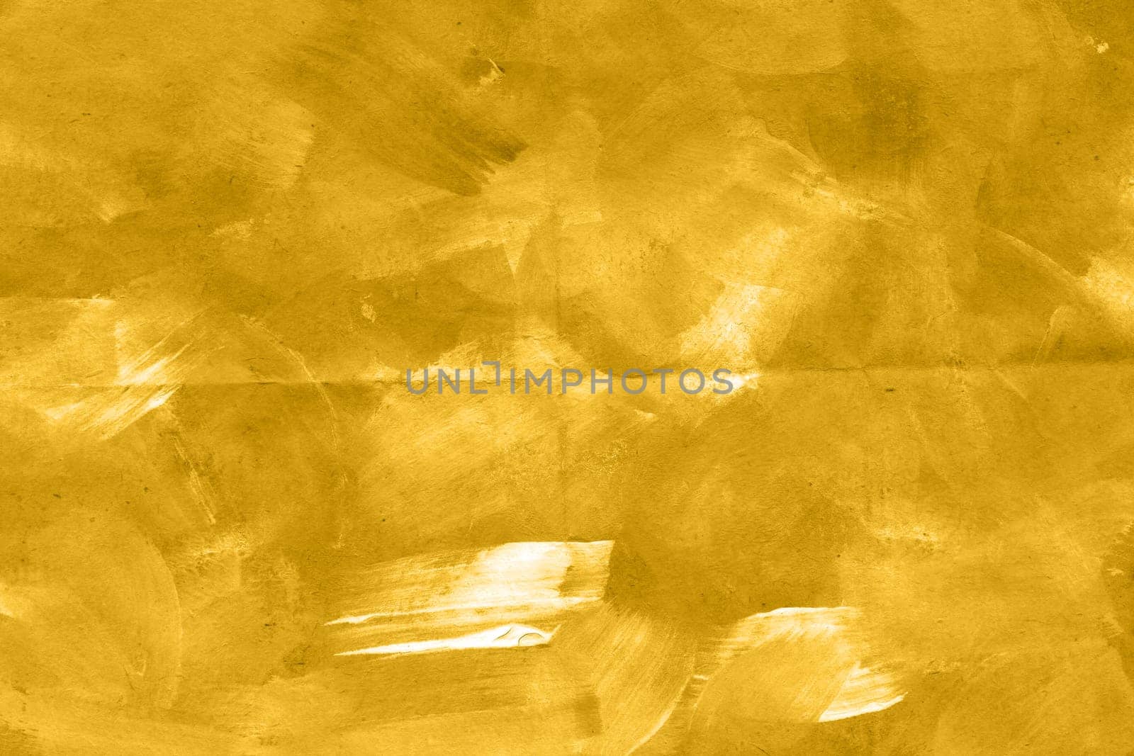 Hand drawn acrylic autumn yellow aesthetic textured background