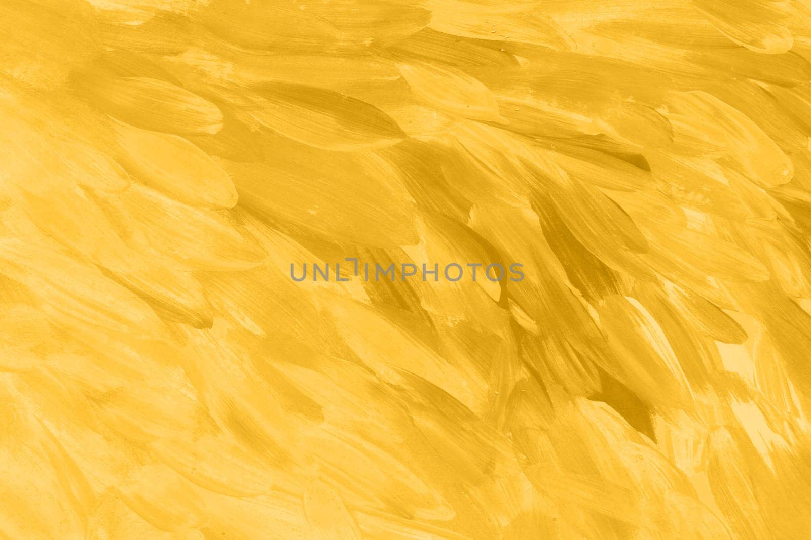 Hand drawn acrylic autumn yellow aesthetic textured background