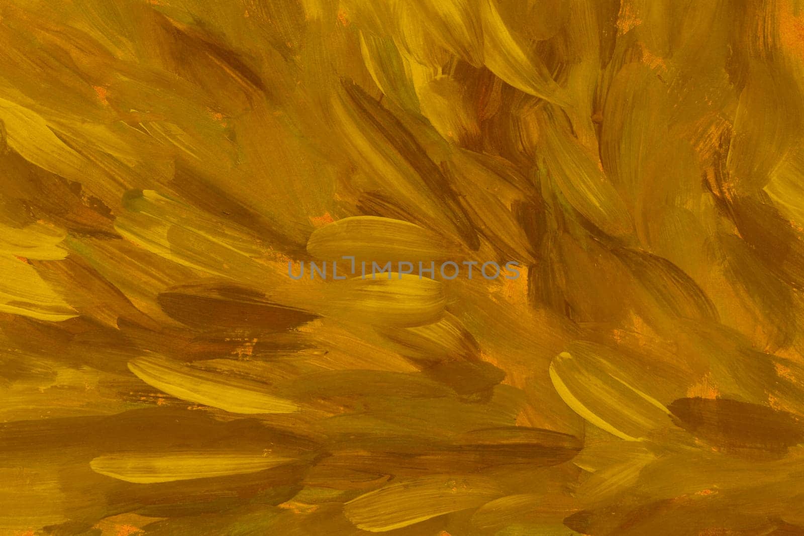 Hand drawn acrylic autumn yellow aesthetic textured background