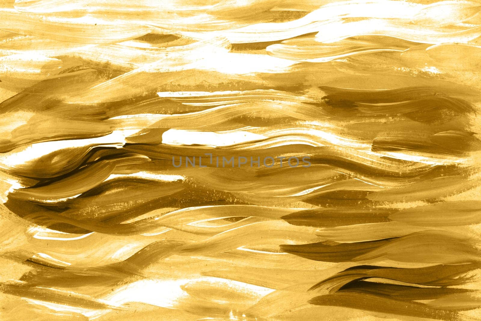 Hand drawn acrylic autumn yellow aesthetic textured background