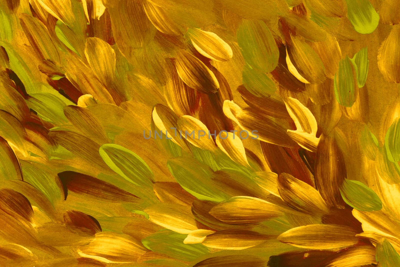 Hand drawn acrylic autumn yellow aesthetic textured background