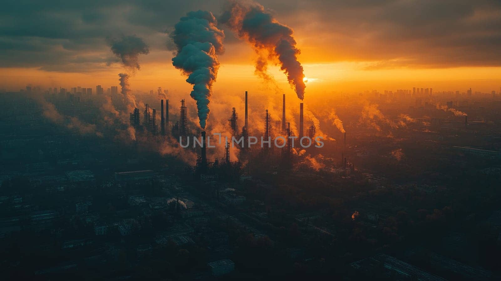 Atmospheric contamination: smog presence, industrial byproduct, toxic exposure, urban air quality, ecological deterioration, respiratory hazard, climate alteration, harmful particles, polluted skies
