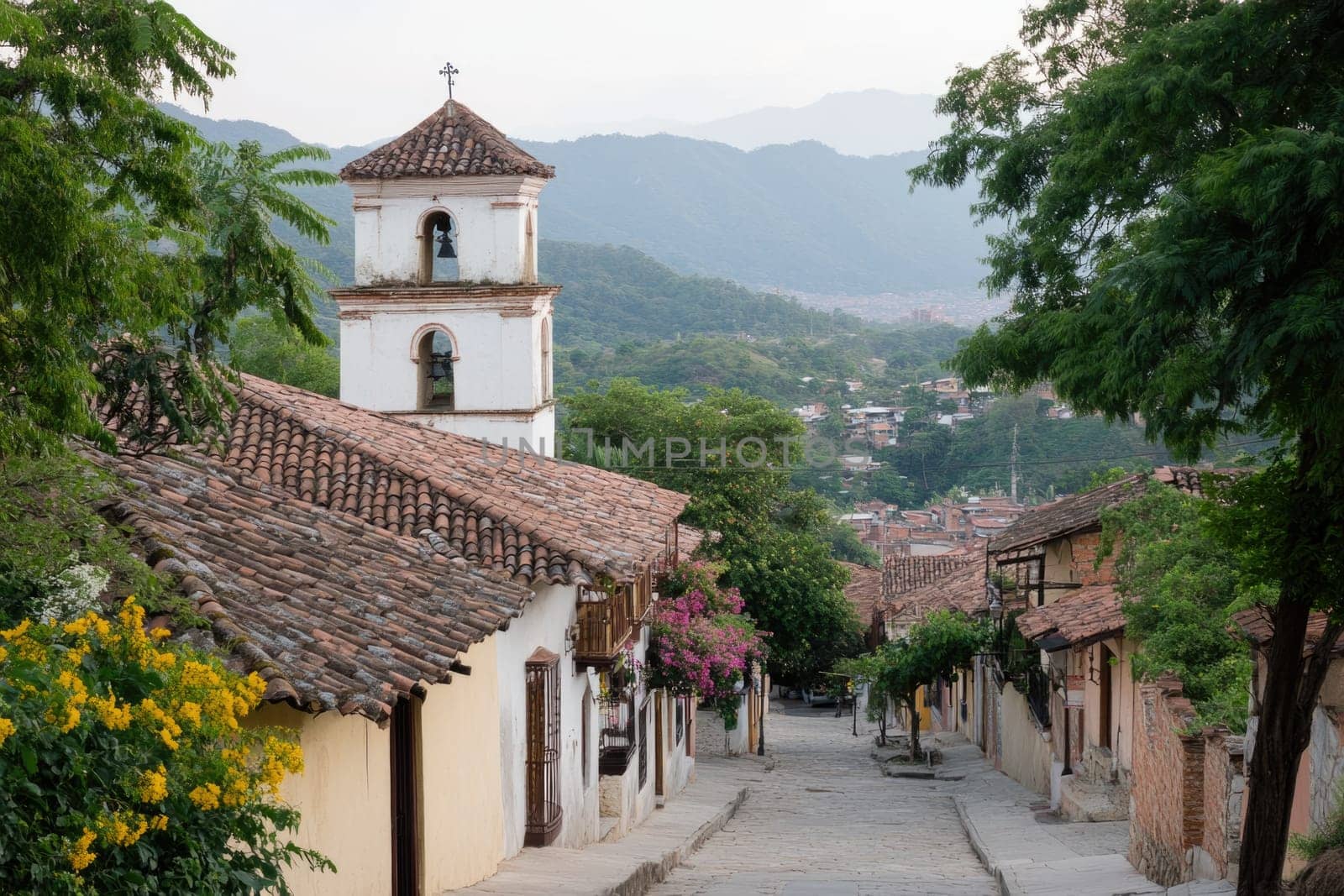 Colombian paradise: stunning scenery, captivating vistas, verdant nature, picturesque beauty, diverse ecosystems, enchanting forests, peaceful trails, colorful wildlife, scenic tranquility