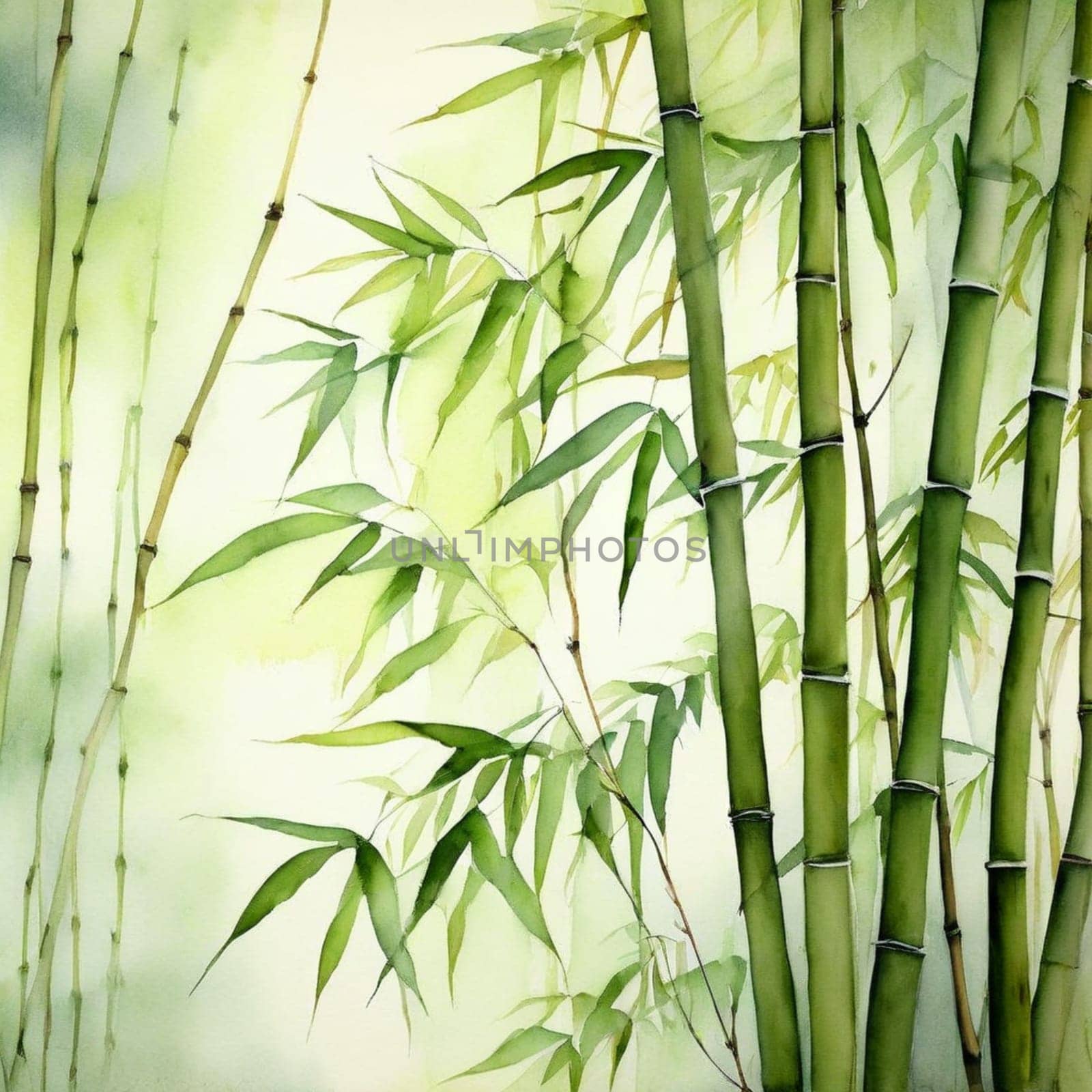 An intricate close-up of bamboo textures, illuminated by warm natural light, showcasing earthy tones and organic patterns for versatile use.