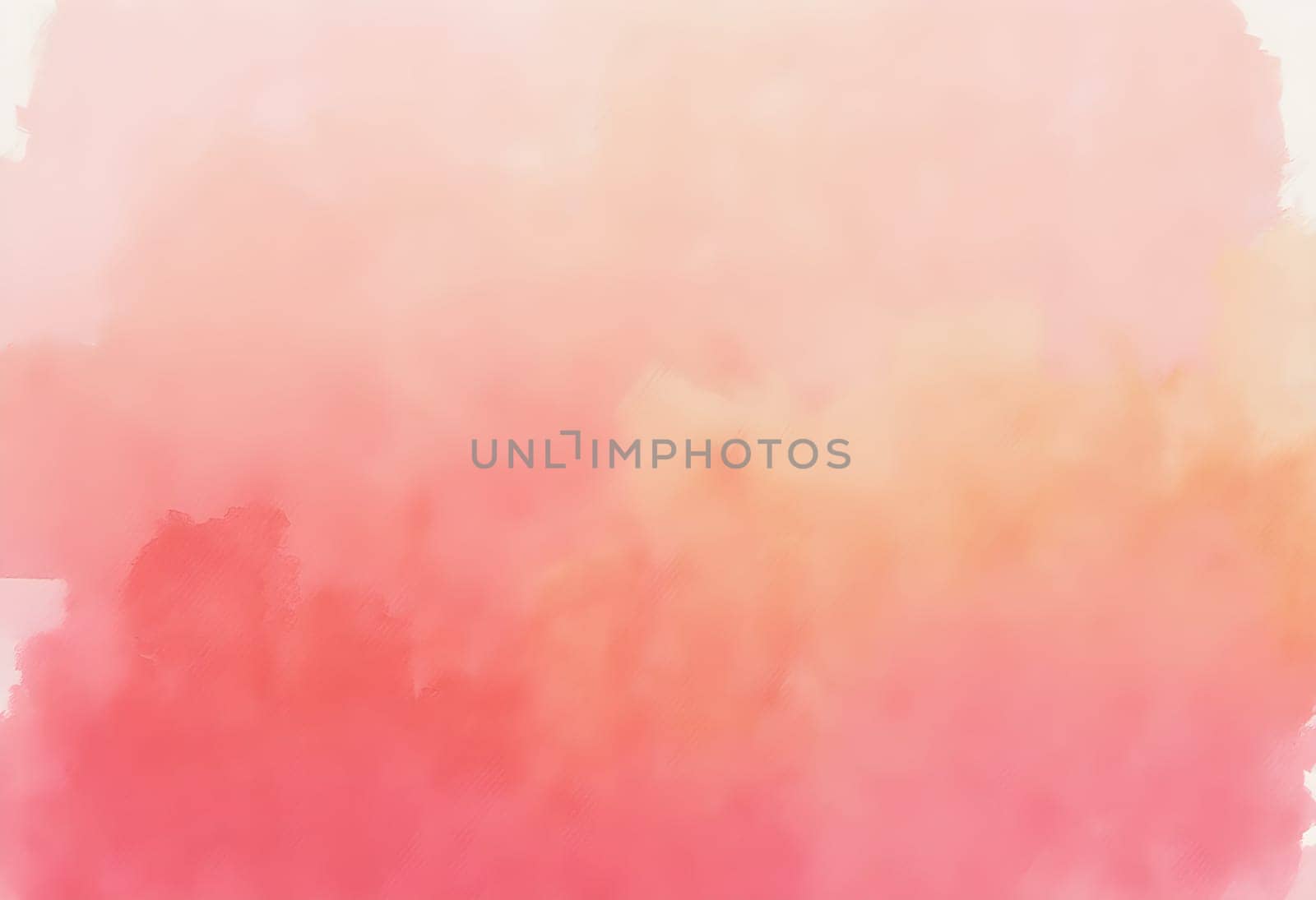 Gradient watercolor wash featuring soft pink and peach tones, creating a subtle and calming design perfect for various creative applications.