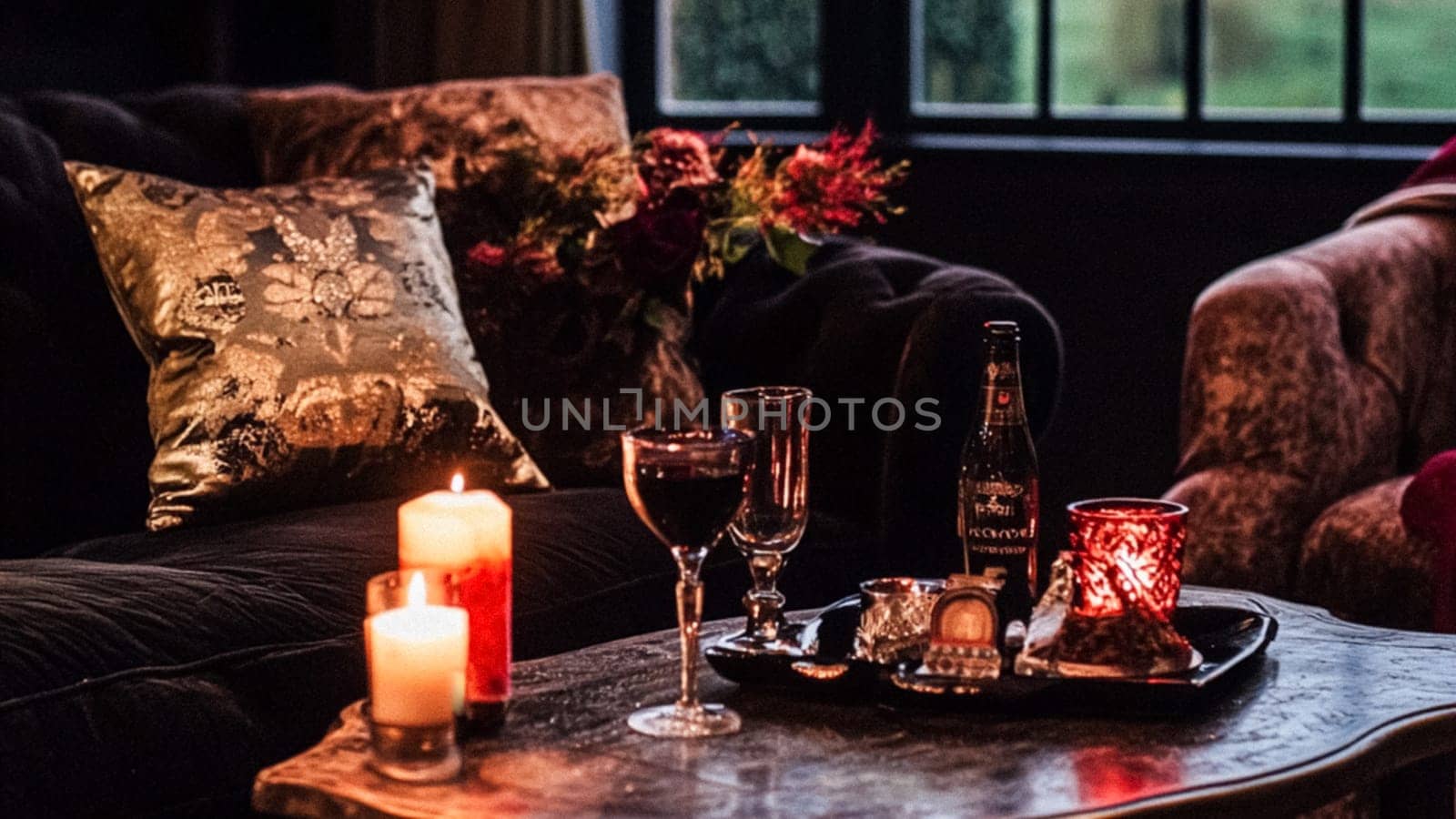 New Year party decor, home decoration for festive holiday celebrations