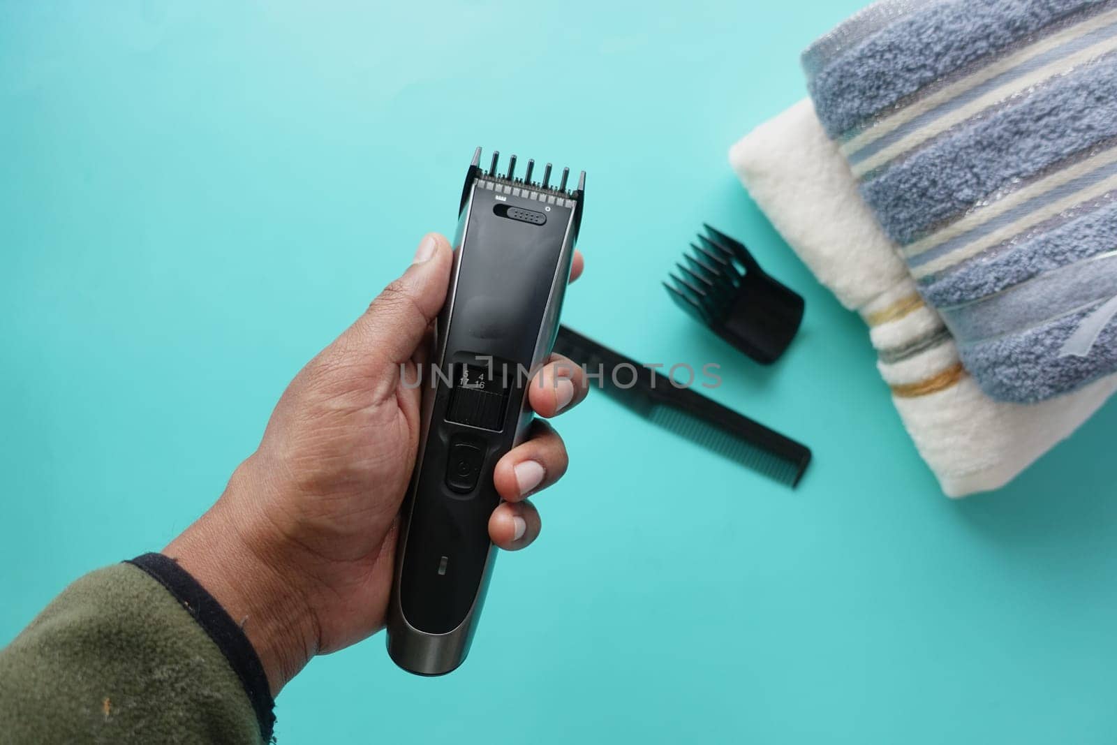 hair-clipper on close background close up .