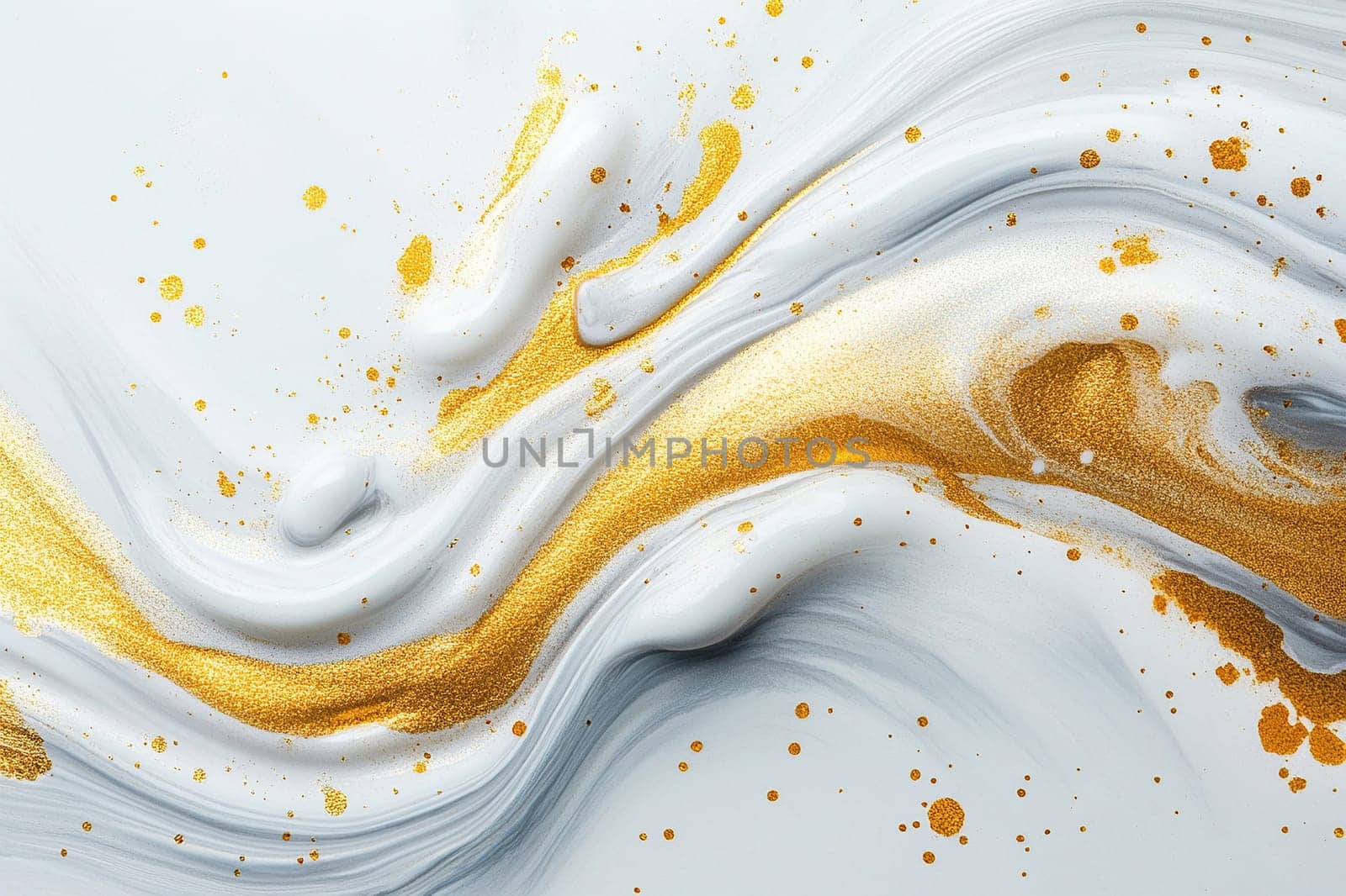 Uneven marble surface with liquid gold. Pattern for tiles, walls, interior.