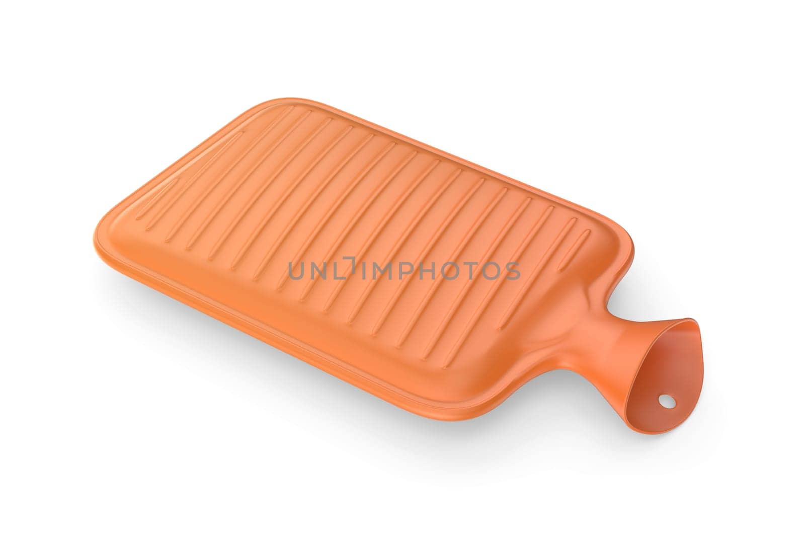 Rubber heating pad on white background