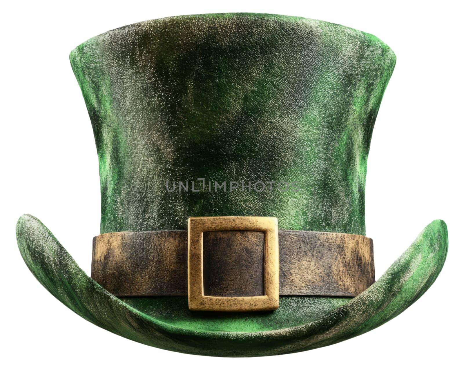 Green St. Patrick's Day hat isolated on a white background