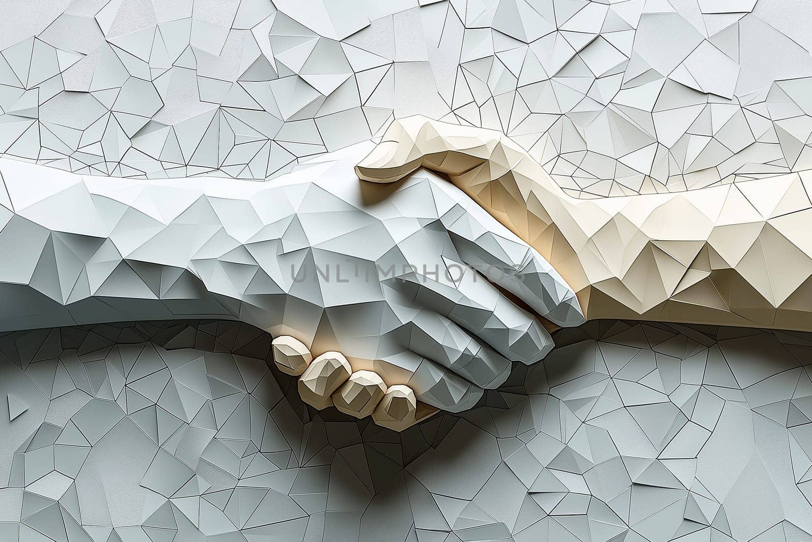 Handshake symbolizing trust, partnership, and successful collaboration. Ideal for themes of business, teamwork, and professional relationships.