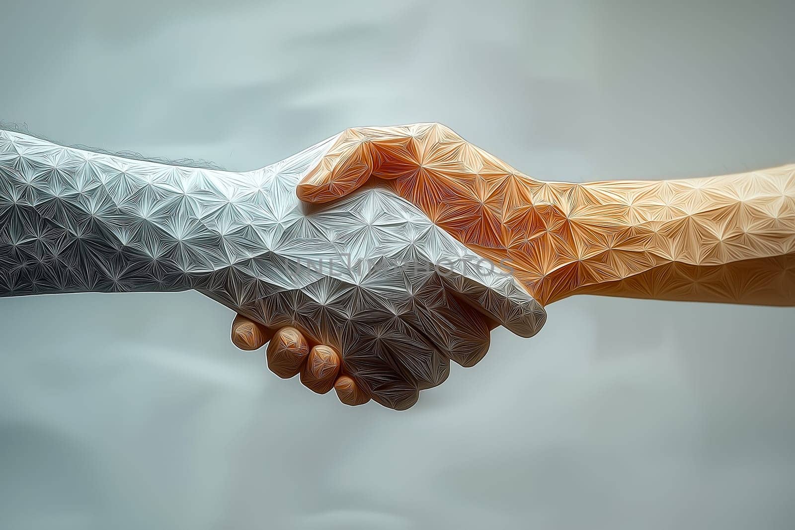 Handshake symbolizing trust, partnership, and successful collaboration. Ideal for themes of business, teamwork, and professional relationships.