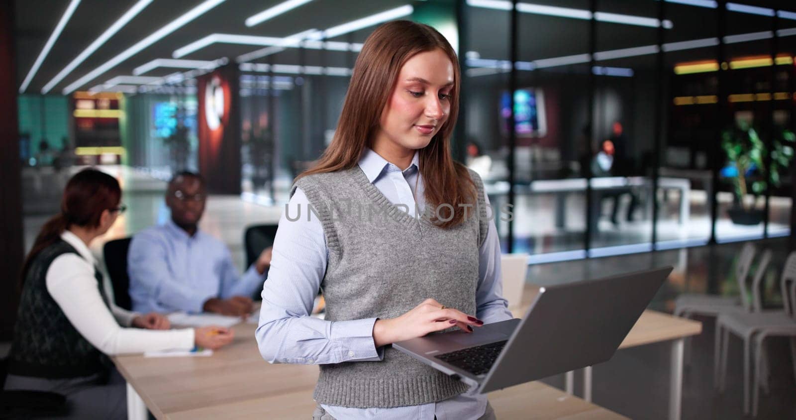 Diverse Business People Teamwork At Workplace. Group In Office