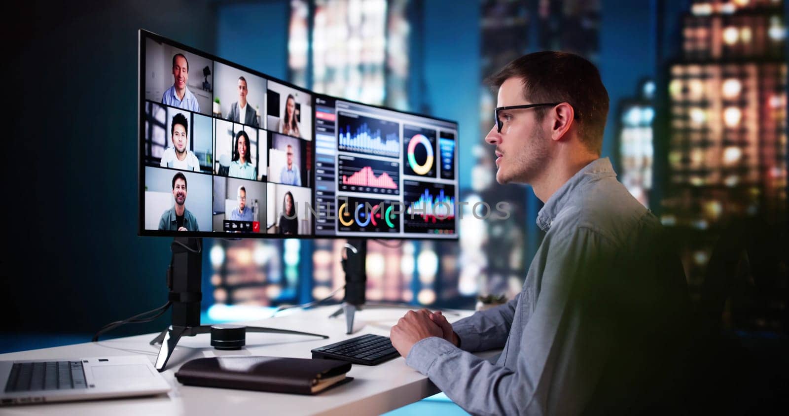 Digital Online Video Conference Webinar