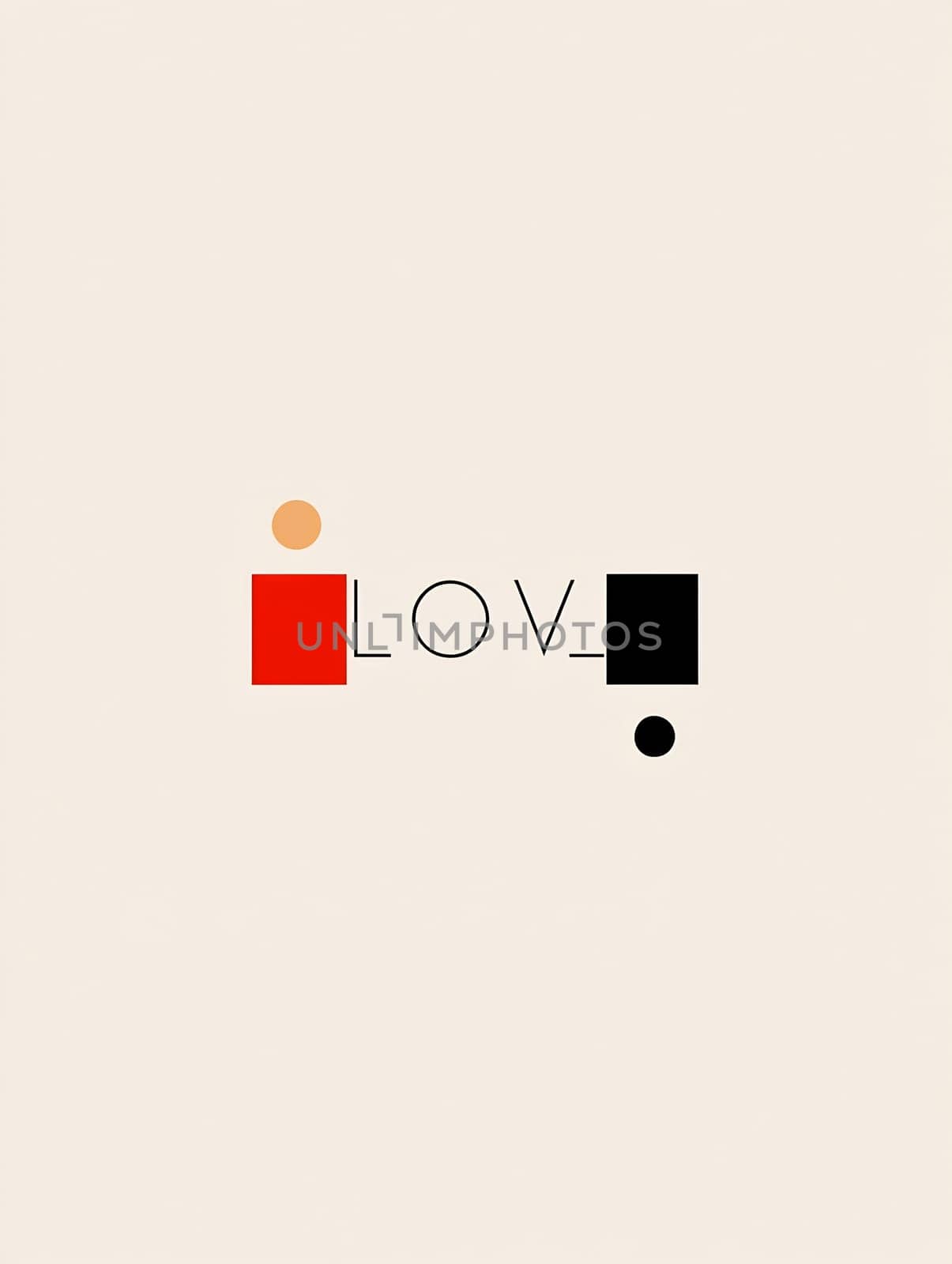 Abstract design featuring playful shapes and colors, capturing a contemporary artistic expression in minimalist style.