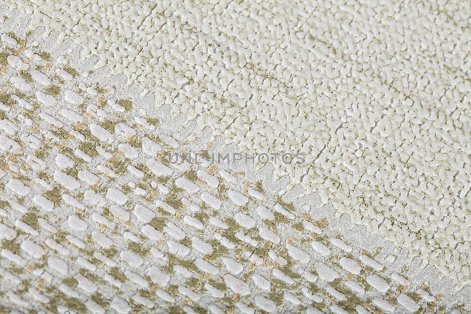 A piece of paper wallpaper with a matting or burlap pattern. Texture background of gray matting.