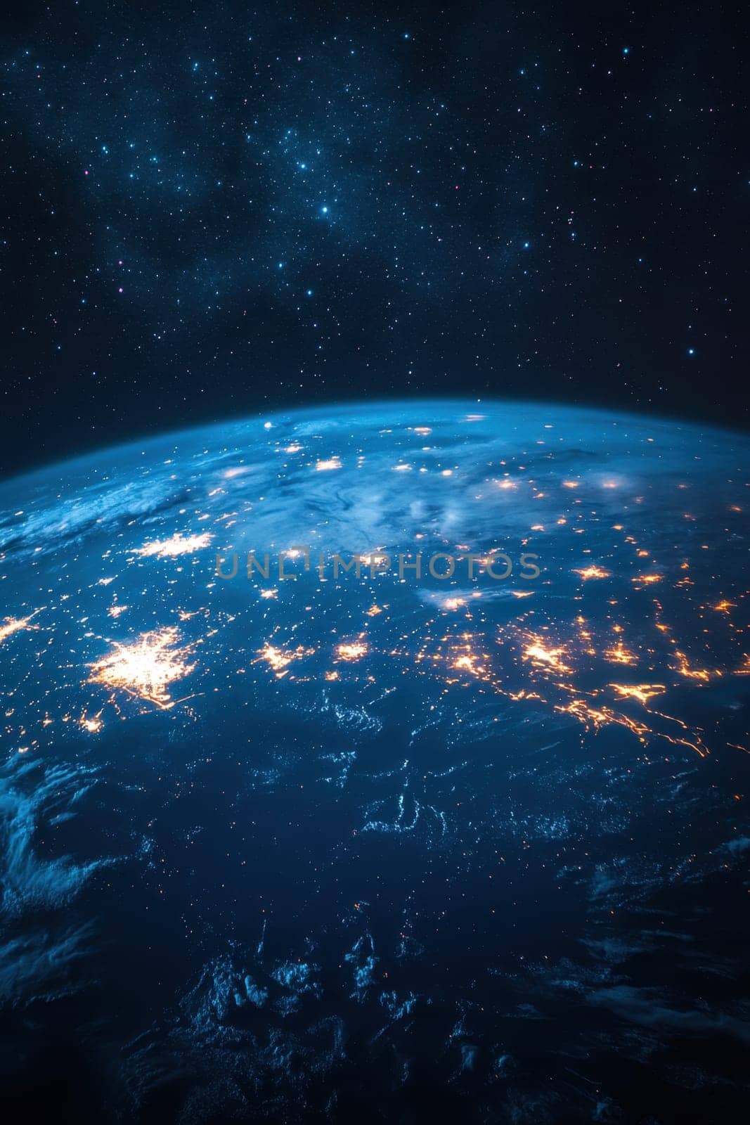 Earth view from space. Elements of this image are provided by NASA.
