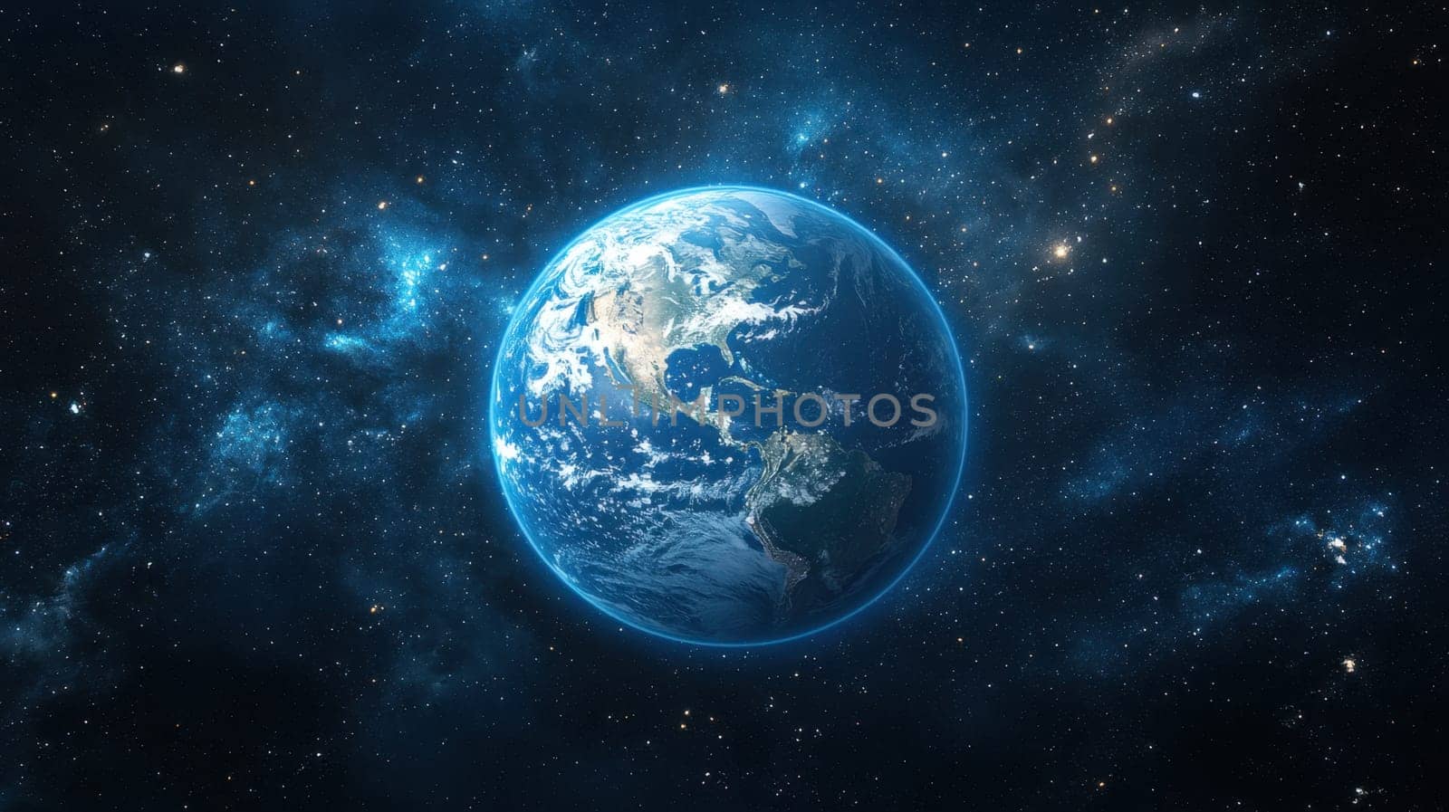 Earth view from space. Elements of this image are provided by NASA.