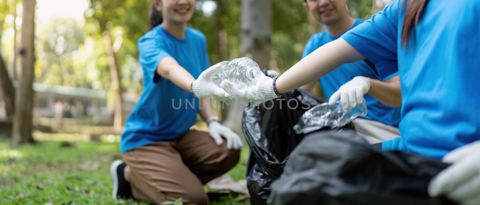 Local volunteers join forces to clean up the park promoting environmental awareness and community spirit.
