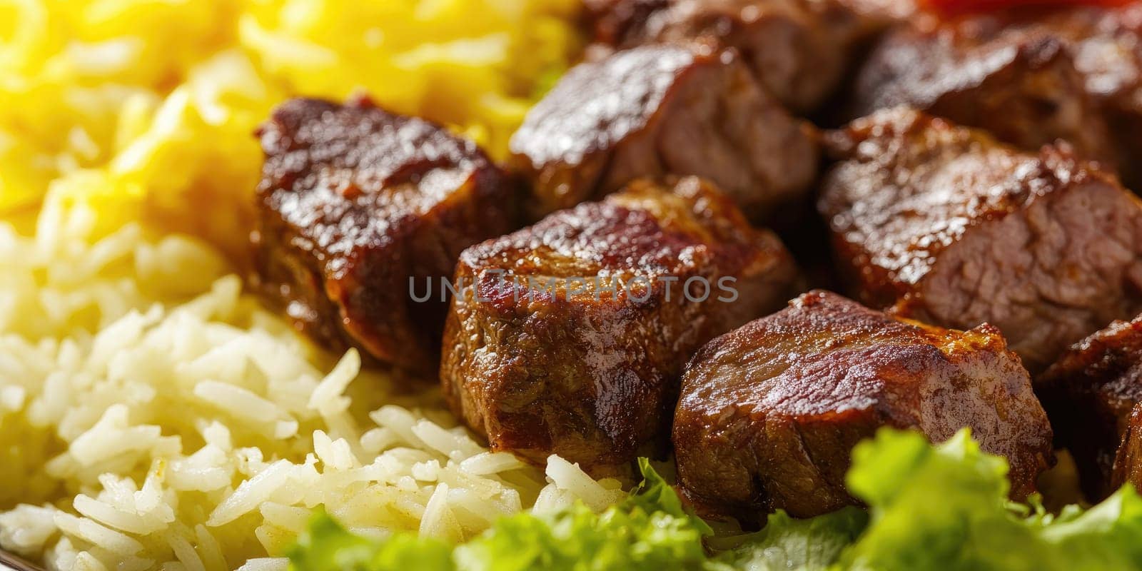 Ramadan dinner feast featuring traditional dishes and vibrant flavors.